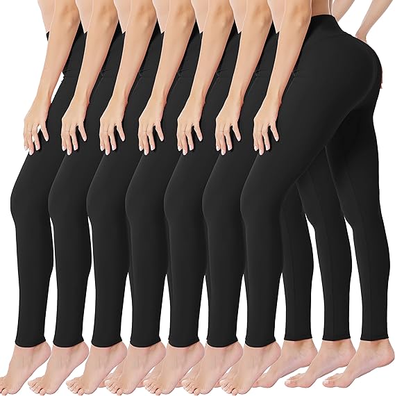 High Waisted Leggings for Women Buttery Soft Stretchy Tummy Control Workout Yoga Running Pants